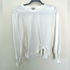 Habitual Kids white long sleeved top. Size 16.